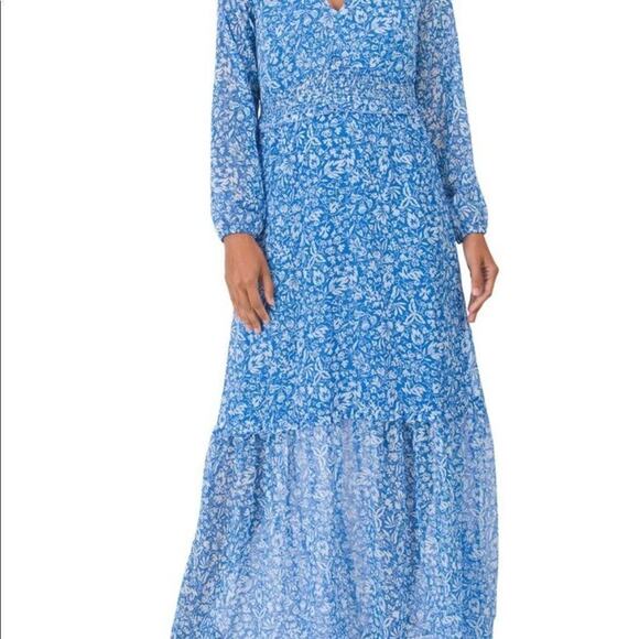 AVEC LES FILLES NWT TIERED MAXI‎ DRESS SIZE 6 - Picture 2 of 7